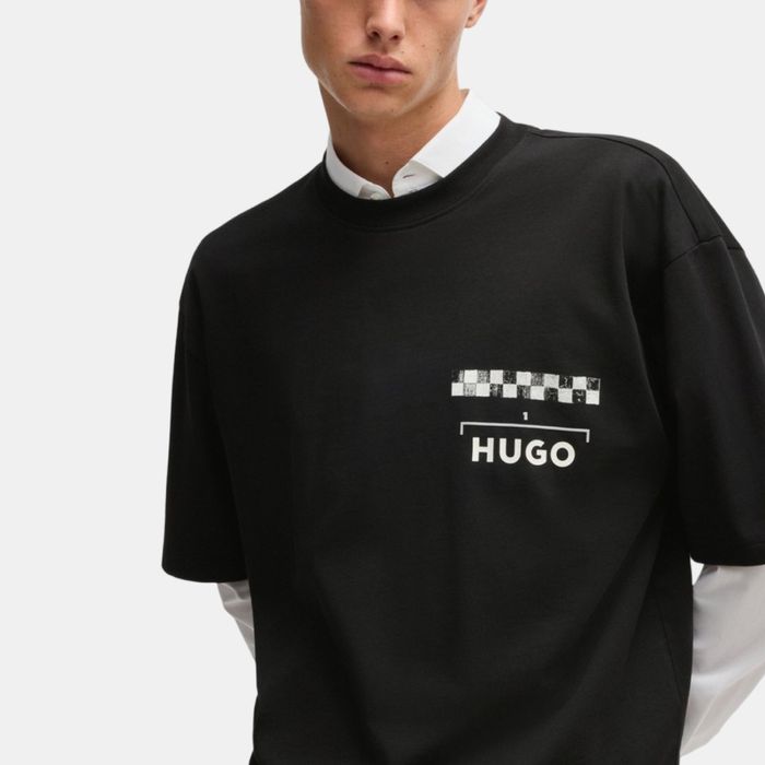 Мъжка тениска Hugo Drallie Racing Series 50531758