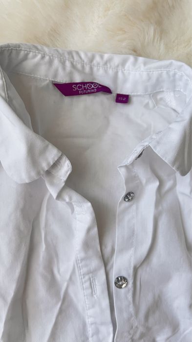 Блузка белая на рост до 150