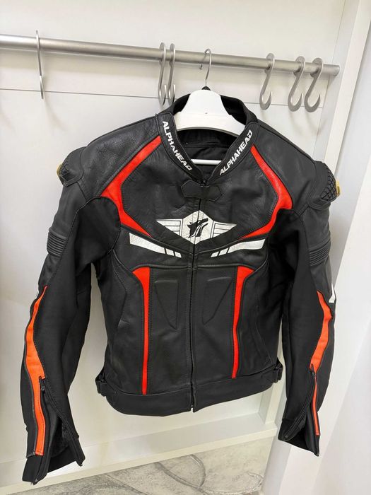 Geaca moto Alphahead piele naturala, marime L