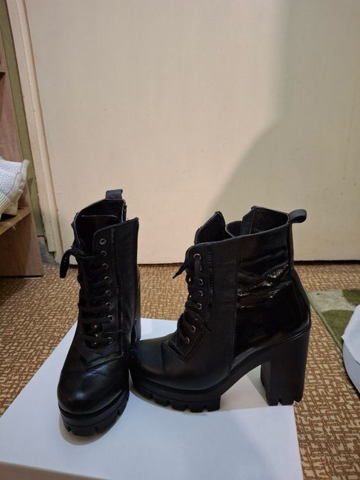 Зимни боти - естествена кожа