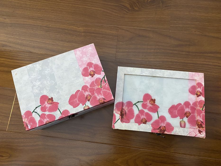 Cutii bijuterii model Orhidee