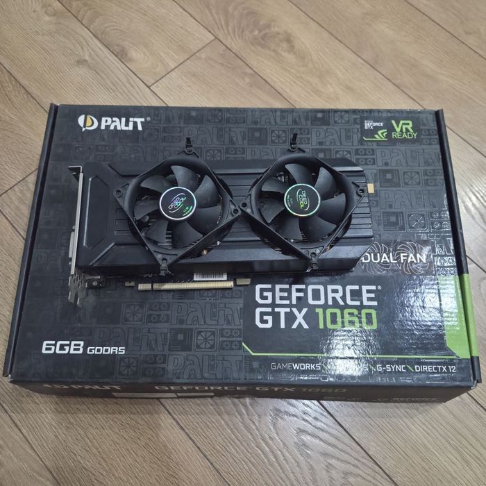 Видеокарта  Palit 1060 6gb