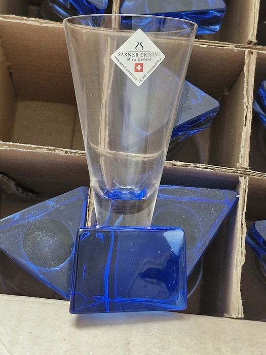 Set pahare cristal SARNER - Elvetia (stantate)