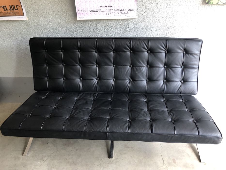 Set BARCELONA,piele+chrome,design  KNOLL :