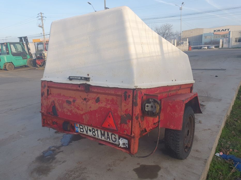 Remorca auto 750 kg, fabricata Romania, inmatriculata RO