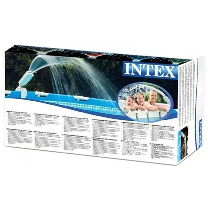 Фонтан с LED подсветкой для бассейна INTEX