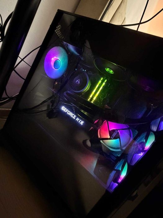 Pc Gaming Ryzen 5 5600 +nvidia RTX 3070 + Monitoare + Accesorii