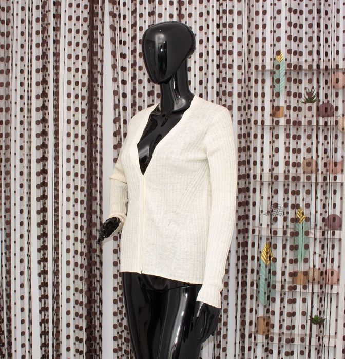 Massimo Dutti дамска ленена жилетка бежова 100% лен М