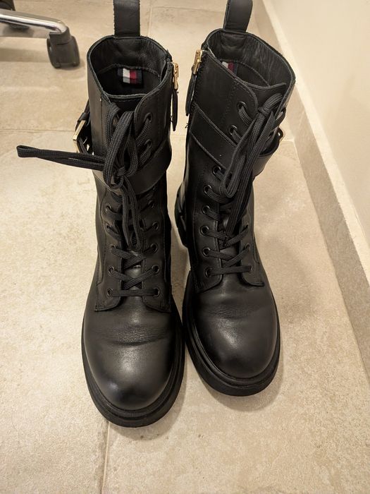 Дамски боти Tommy Hilfiger естествена кожа