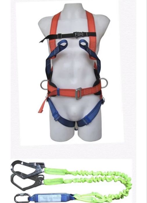 Монтажные пояса с 2 карабинами и лямками