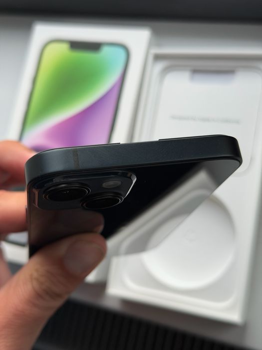 iPhone 14 Black, Baterie 83%, Liber de retea, Cutie