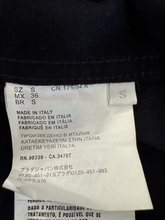 Prada Moleskin Blouson Jacket (navy)