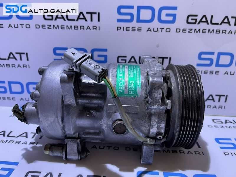 Compresor AC Aer Conditionat Clima Peugeot 607 2.0 HDI 2001 - 2005 Cod SD7V16