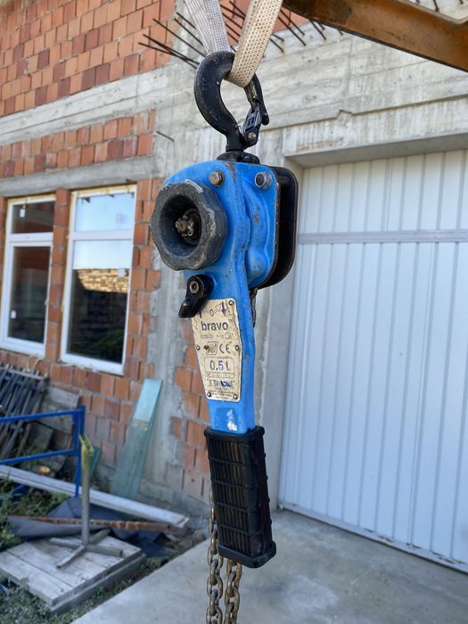 Palan manual, scripete cu lant 500 kg
