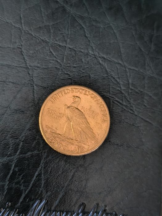 10 златни долара Индианска глава щемпел