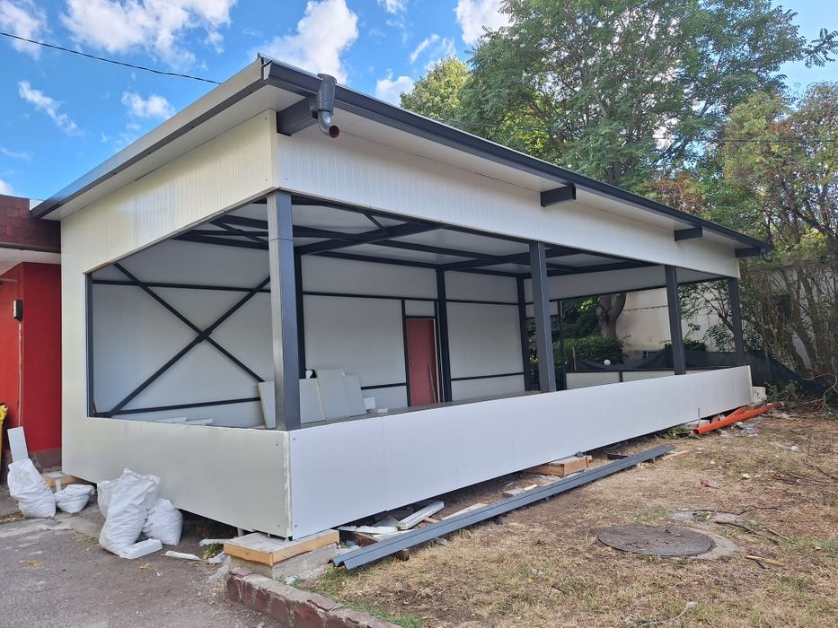 Метални конструкции,термопанели,метални къщи,бунгала,гаражи