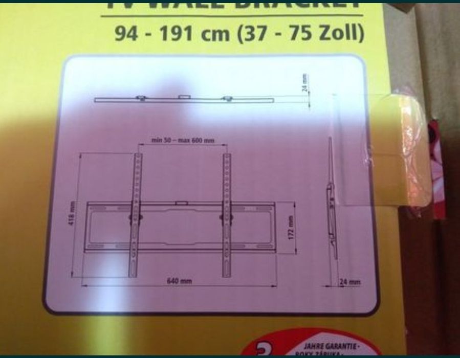 Suport TV LCD / LED, LCD 37-75 inc reglabil, 94 - 191 cm, 50 kg,nou