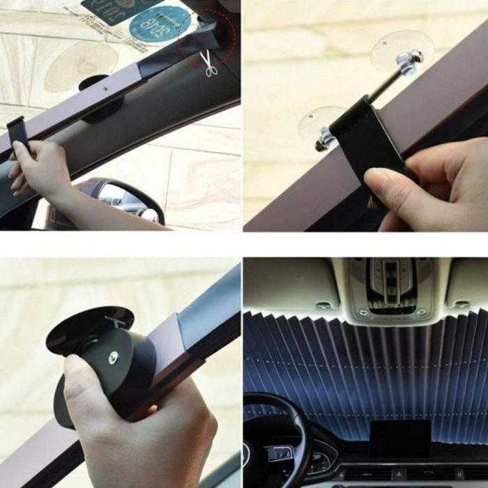 Слънцезащитна щора с вакуум сенник автомобил кола