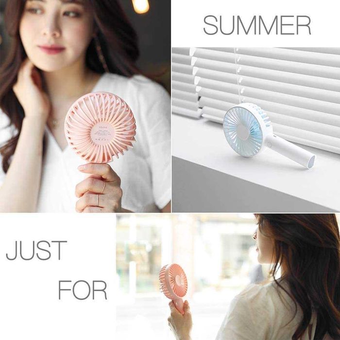 Ventilator portabil de mana cu acumulator foarte puternic