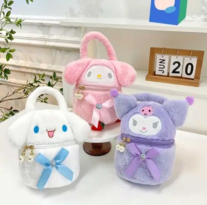 Плюшена чанта Hello Kitty Kuromi, Hello Kitty Melody чанта Кити