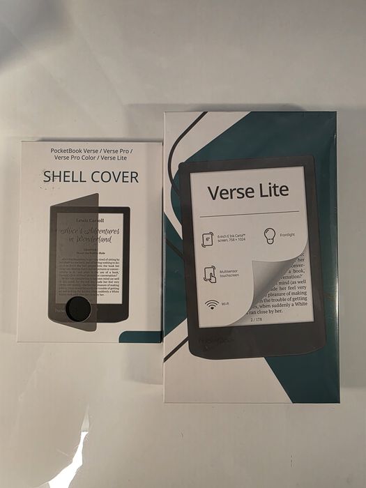 PocketBook Verse Lite с предпазен калъф Shell Cover