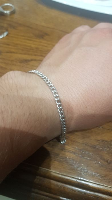 Bratara argint 925 Italy, 20 cm stare perfectă, model deosebit
