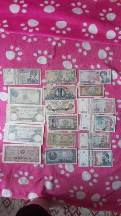 Vând bancnote vechi românești