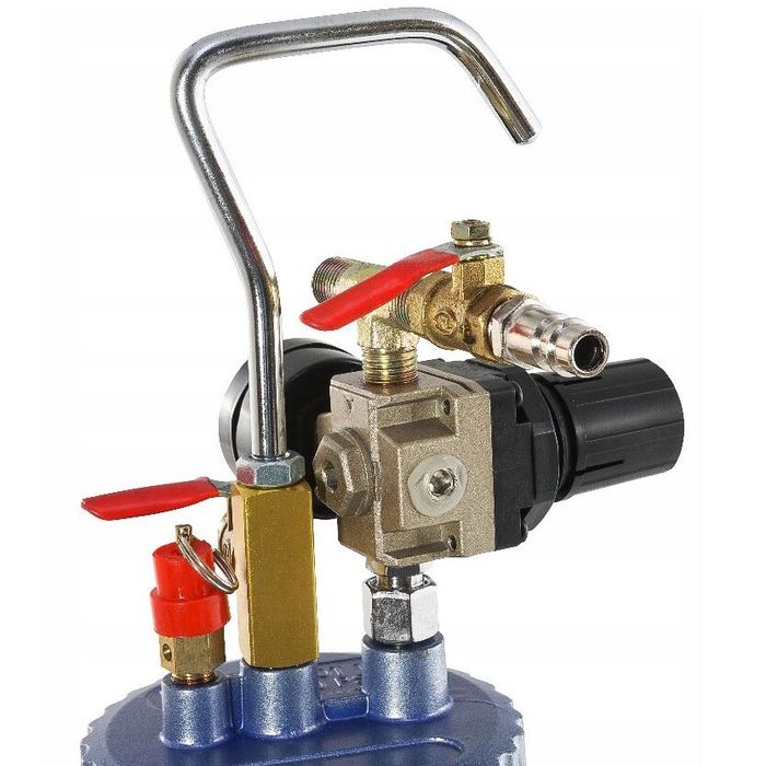Pistol pneumatic pentru vopsit cu vas sub presiune, duza 2 mm,