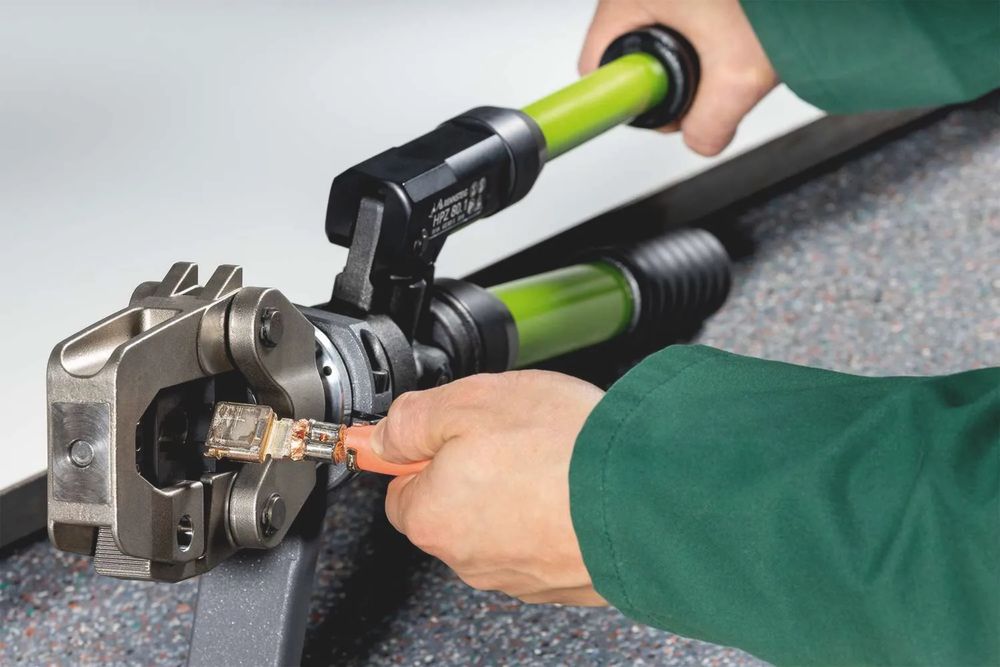 Пресс клещи для обжимок гильз