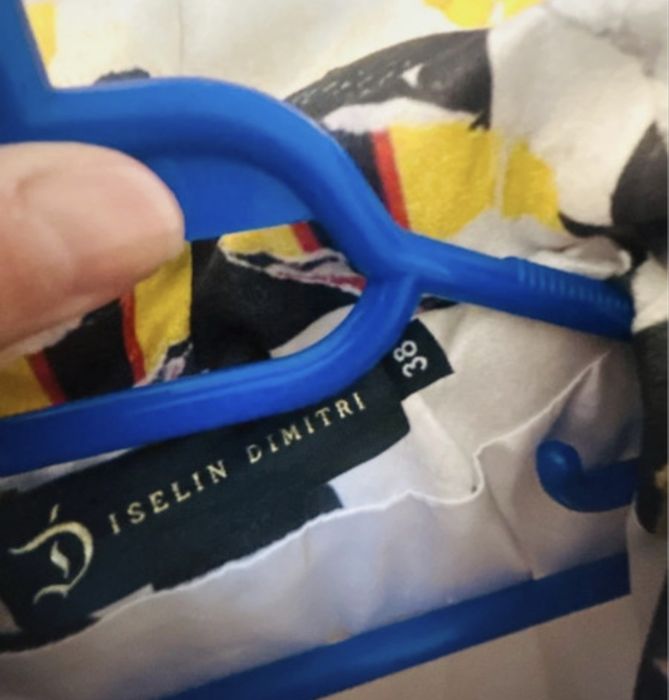 Geacă unică creator Iselin Dimitri damă M superbă