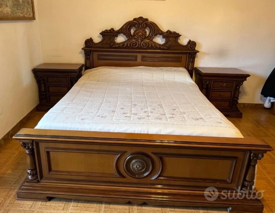 Dormitor complet din lemn masiv