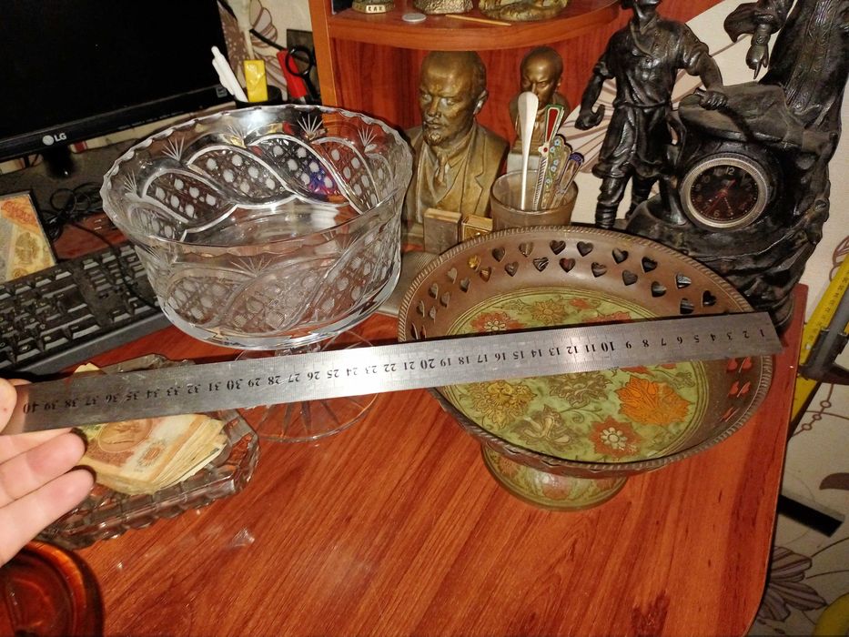 конфетницы солатницы ссср хрусталь