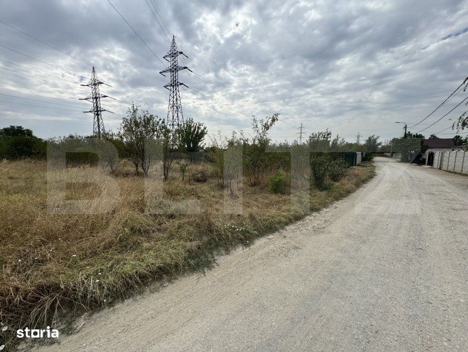 Teren 2981 mp, toate utilitatile la front, zona Bariera Valcii