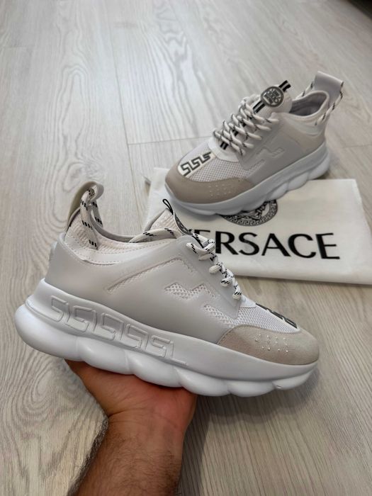 Adidasi VERSACE Chain Reaction l Produs NOU
