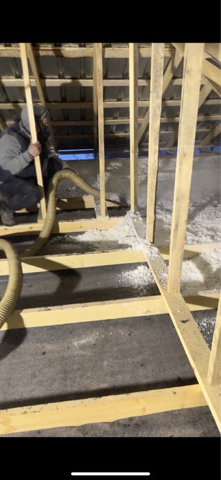 Утепление крыши Эковата