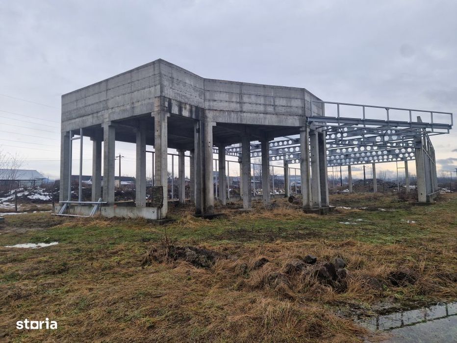 Teren cu hala in constructie, 4300 mp – zona KIA, str. Vasile Lucaci