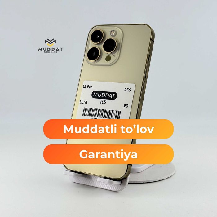 iPhone 13 Pro 256GB - muddatli to'lovga kafolat bilan