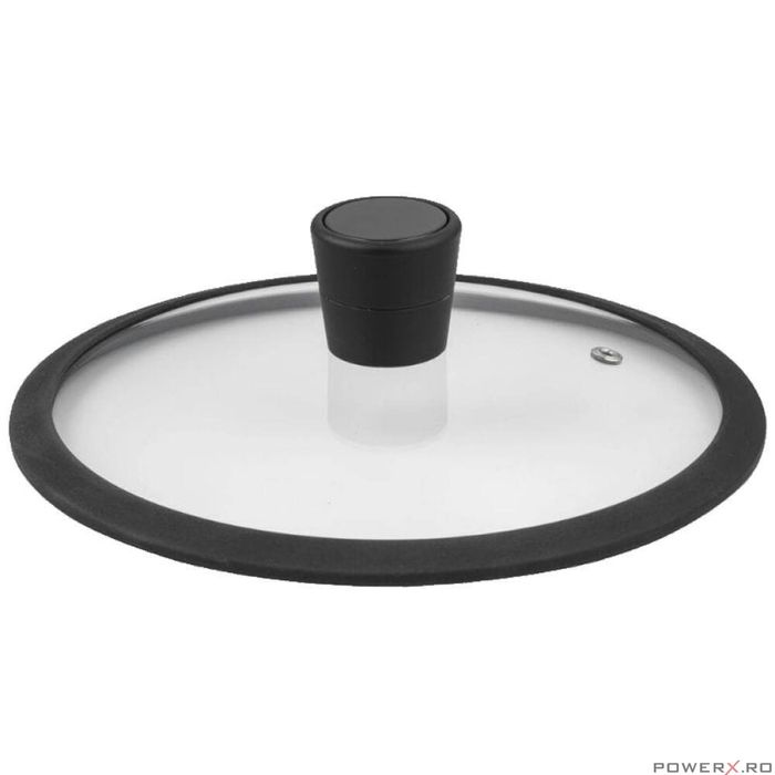 Oala cu capac din aluminiu forjat, strat antiaderent care previne