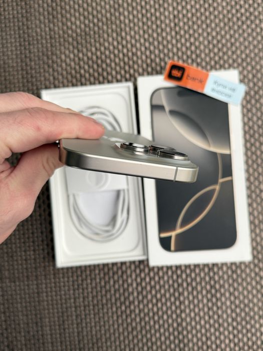 Като НОВ! iPhone 16 Pro*ЛИЗИНГ 27€/м Natural айфон 16 про