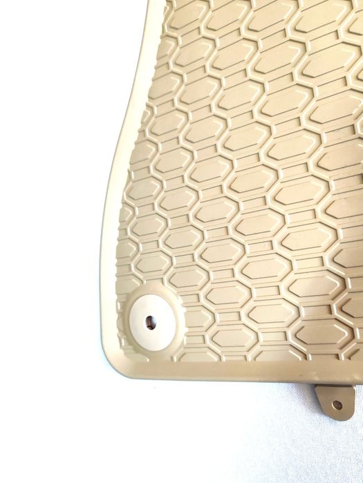 Covorașe cauciuc bej/crem pentru Audi A6 C7/A7