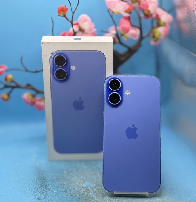 ПЕРФЕКТЕН!!! Apple iPhone 16, 128 GB, Ultramarine