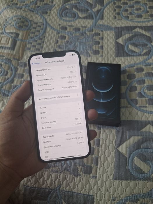 Айфон 12про макс 128гб