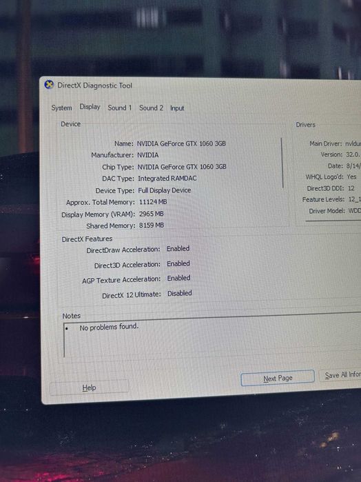 Pc myria v60 gaming