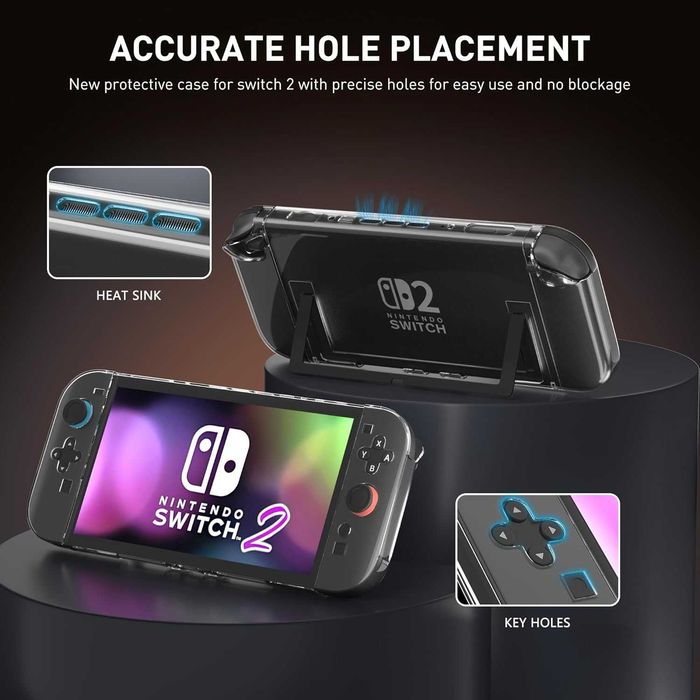 Carcasa Nintendo Switch 2 (2025) Joy-Con,husa protectie transparenta