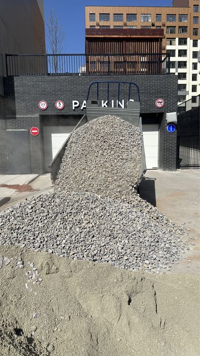 Щебень песок отвев дресва с доставки