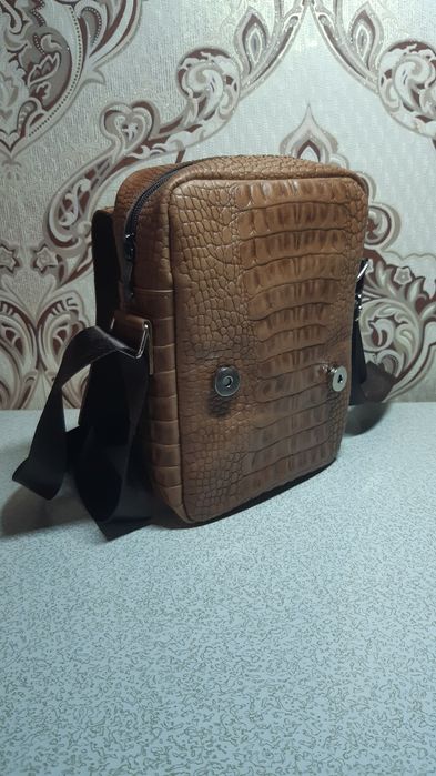 Кожаная мужская сумка