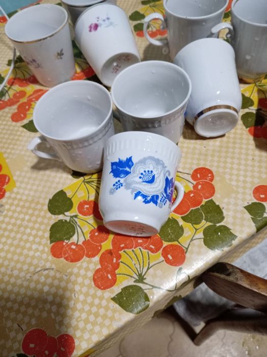 Стаканы советские столовые