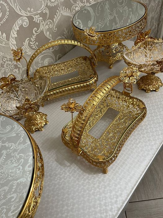 Посуда   золотая