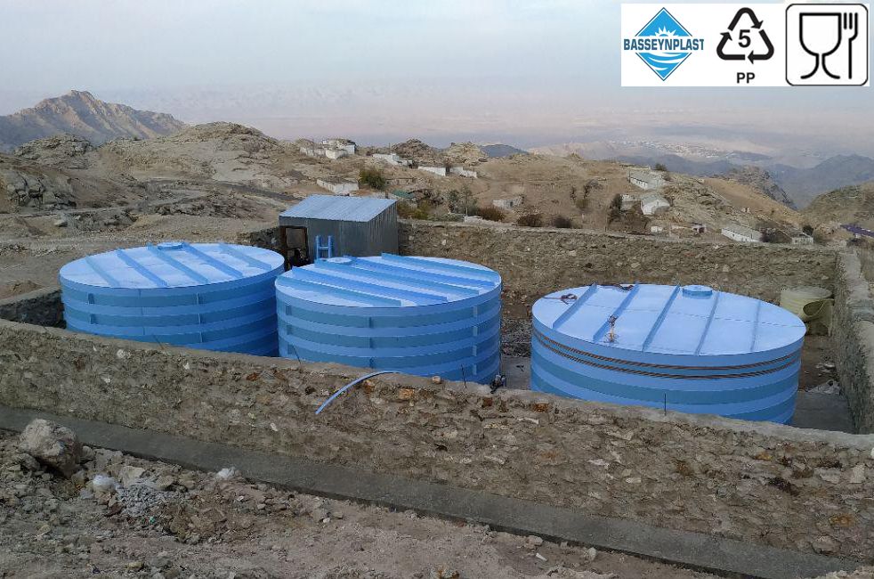 Эко-ёмкости пластиковые из полипропилена для воды от 0,1м3 до 100м3