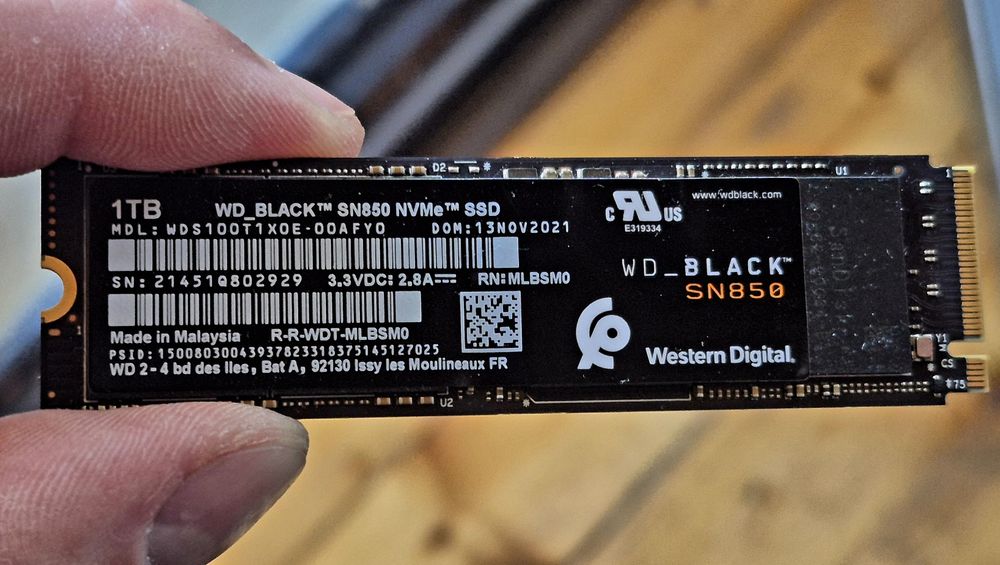1TB WD BLACK SN850 NVMe 4.0 stocare